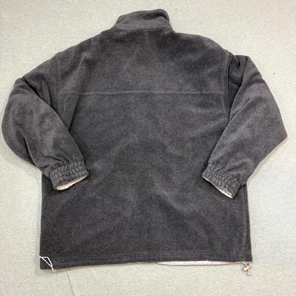 Southpole Jacket Mens Large Gray Reversible Fleece Lined Full Zip Y2K Streetwear - Picture 7 of 9